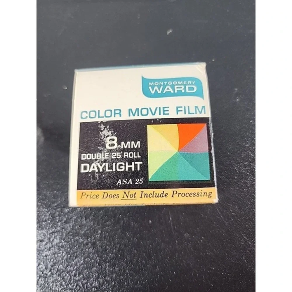 Montgomery‎ Wards Color Movie Film Double 8mm Film Magazine – Sealed – Exp 1968